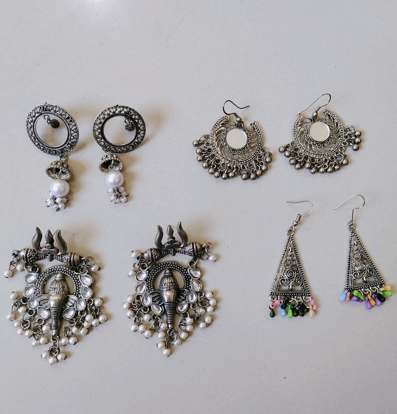 Oxidised Earings