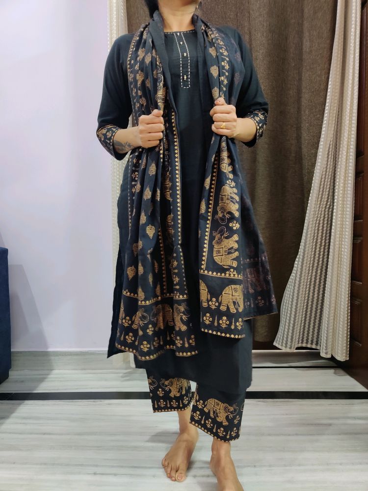 Kurta Pant Dupatta Set