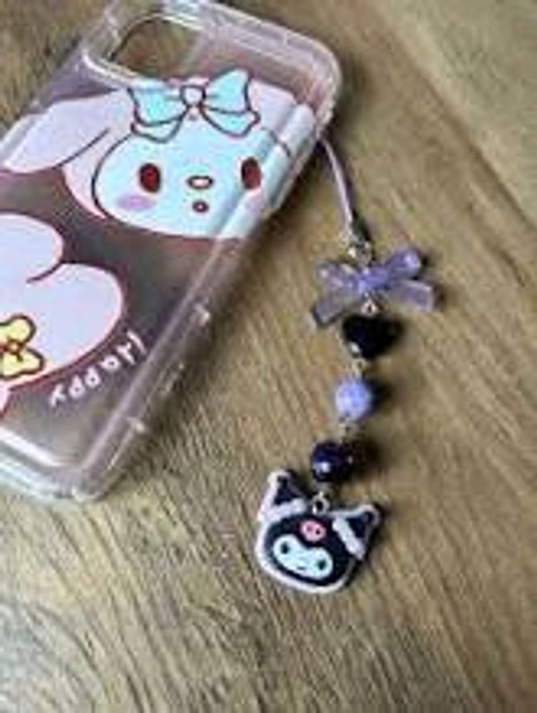 Kuromi Phone Charm