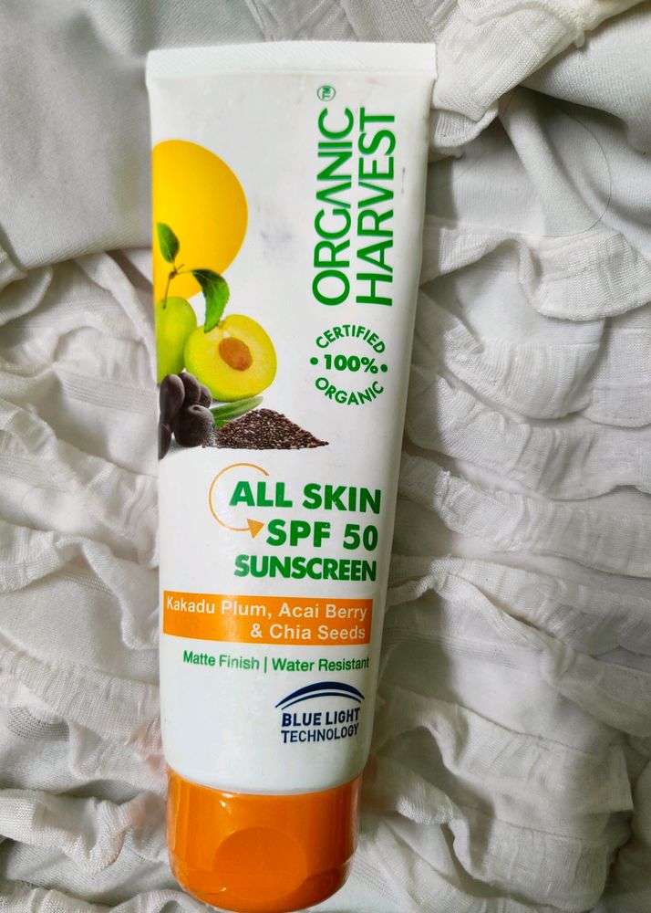 Organic Harvest SPF50 Sunscreen