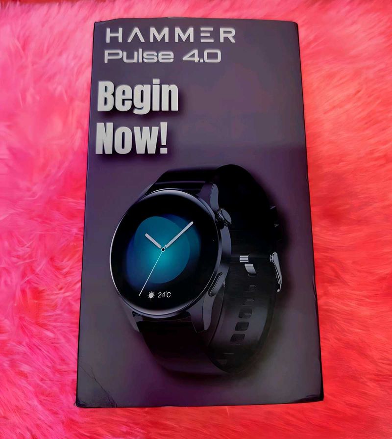 New Hammer Pulse 4.0 Round Dial Calling SmartWatch