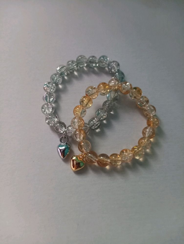 Gold And Silver Heart Bracelet ✨