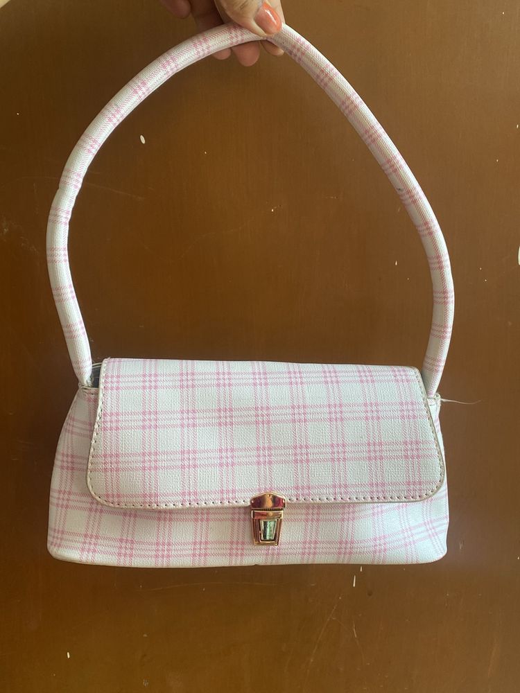 Gingham Shoulder Bag