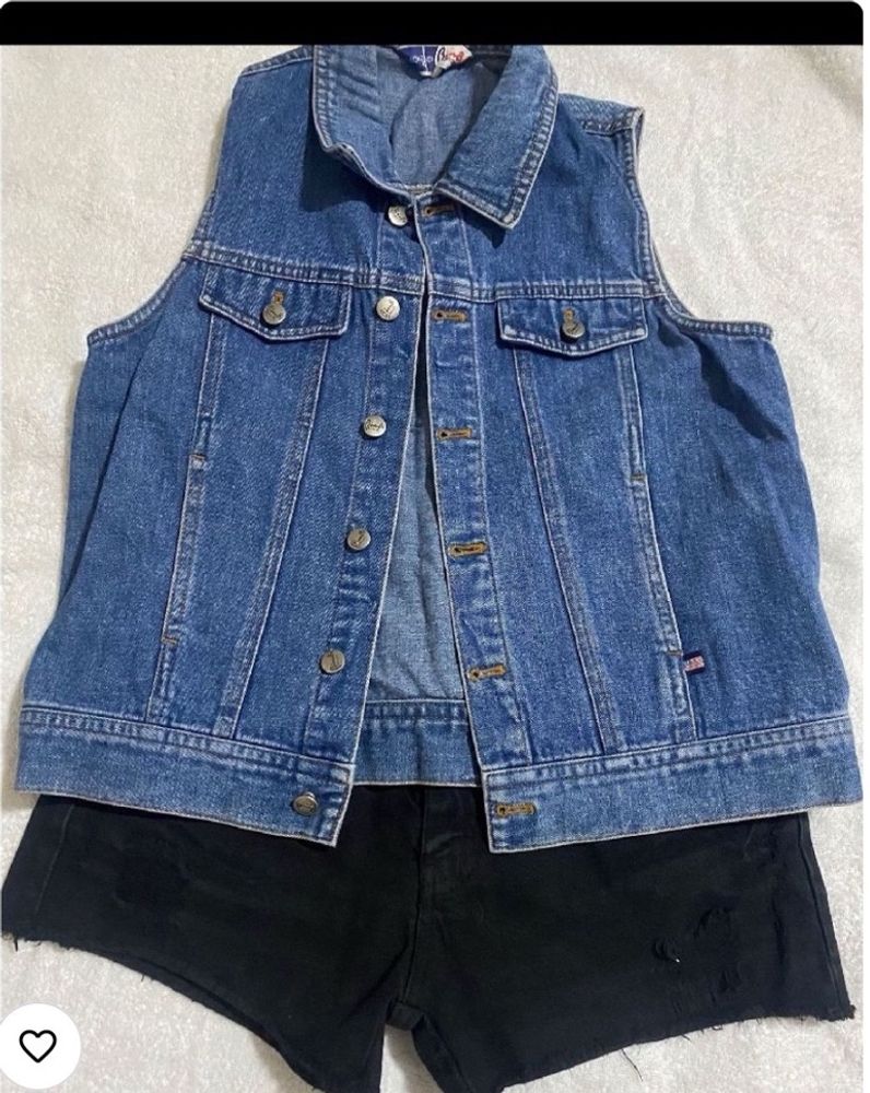 Combo Vest & Shorts Denim