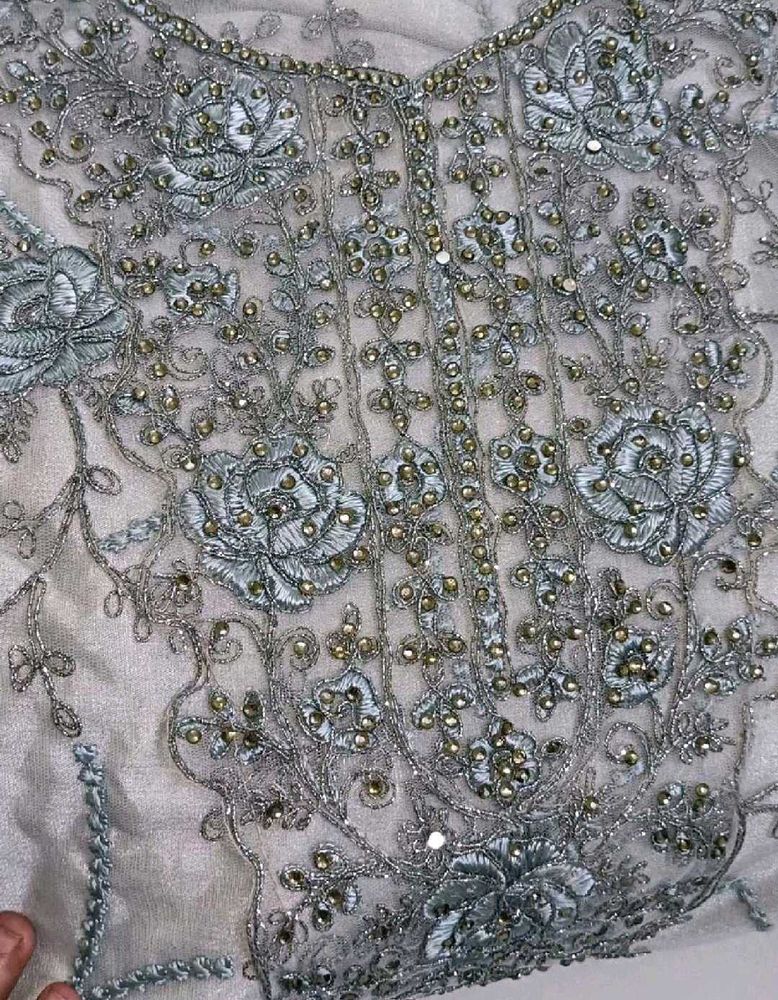 Unstitched Sharara Suit