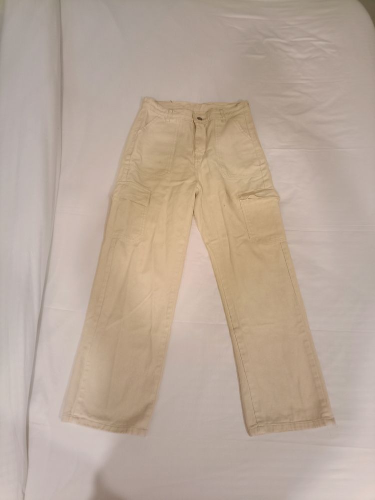 Beige Pinteresty Jogger Pants