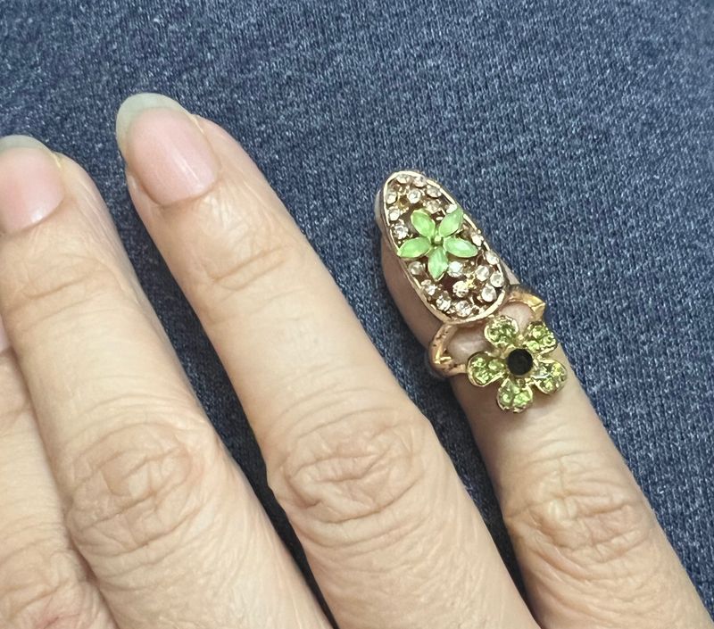 Embellished Nail Ring