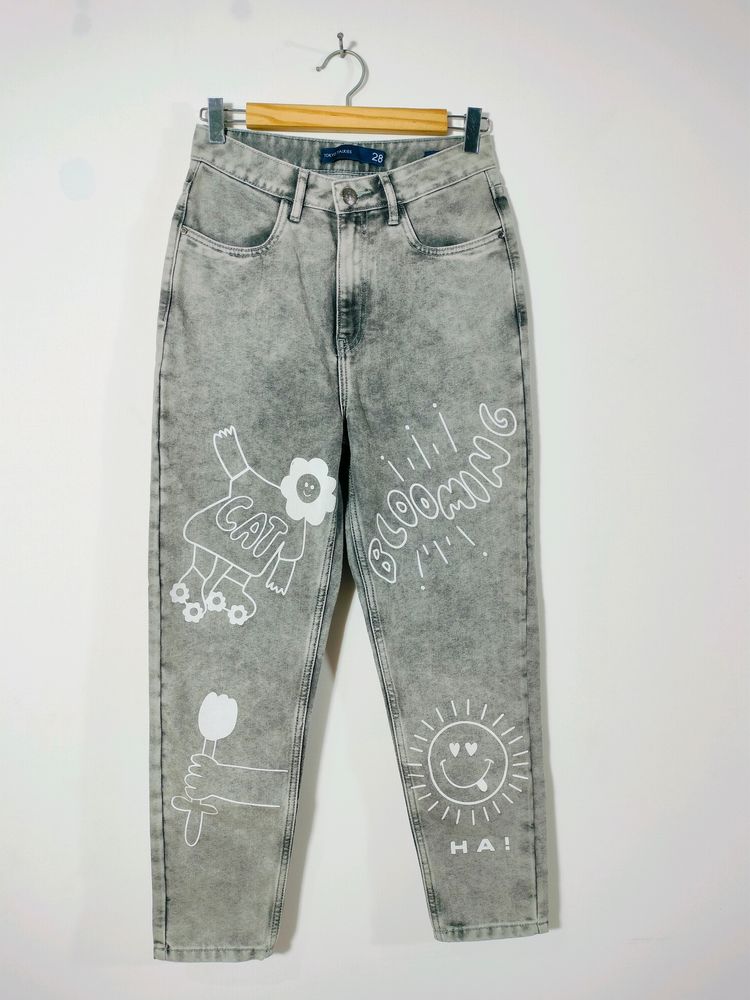 Grey Casual Jeans (Womens)