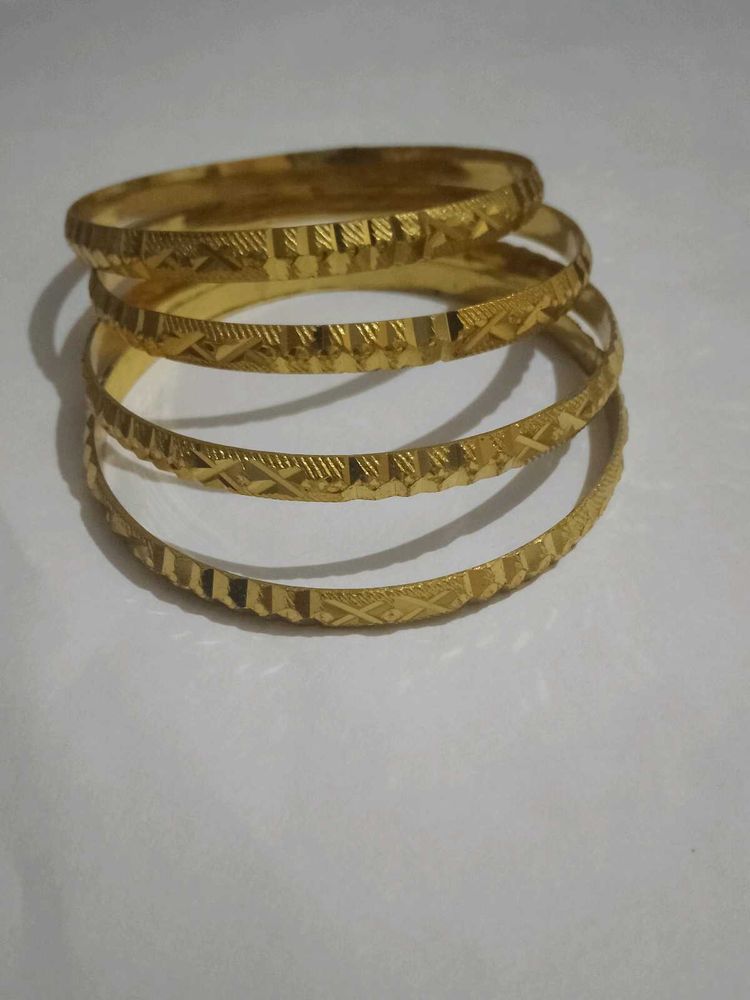 Golden Bangle Set