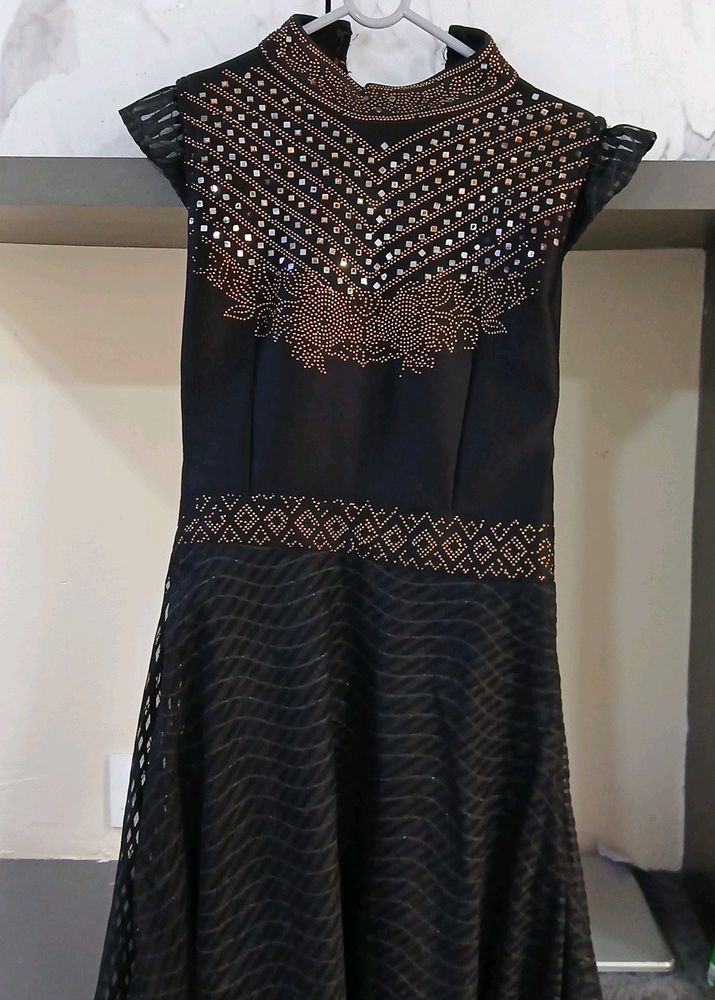 Black Color Ethnic Gown