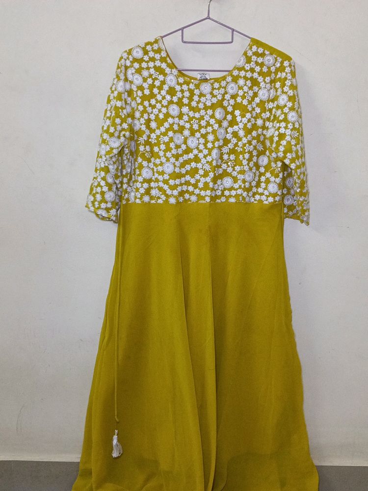 Yellow Ethnic Gown