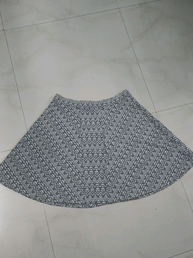 Umbrella Cut Mini Skirt