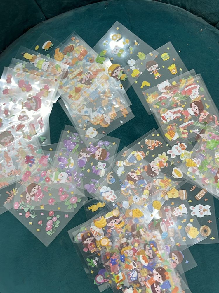 Pack Of 50 Kawaii Stickers Sheet 👌