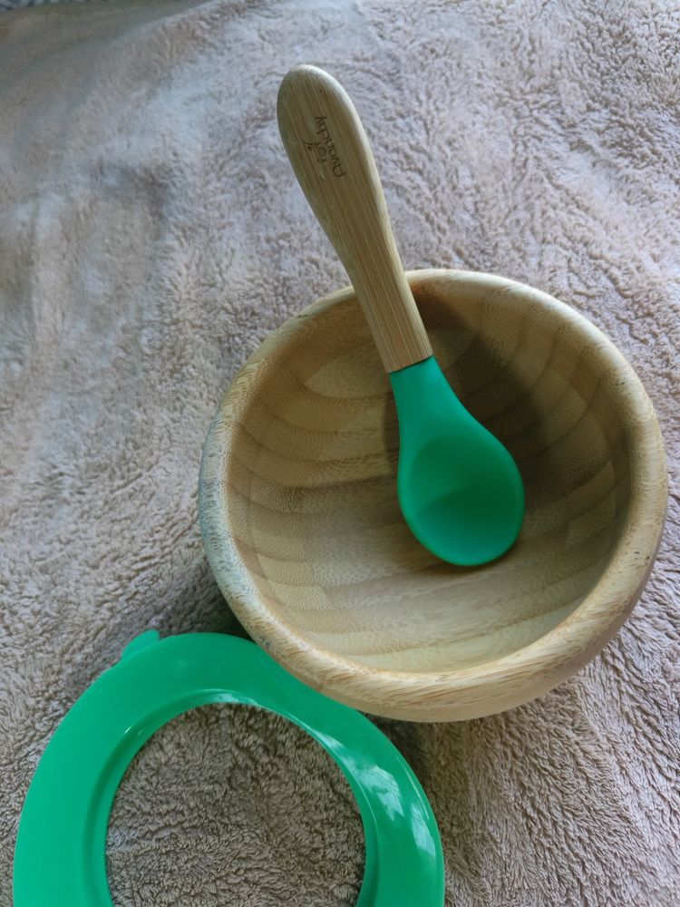 Avanchy Bamboo Bowl With Spoon