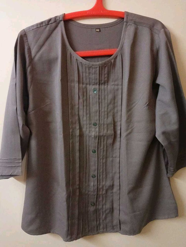 Women's Top In Brown Colour