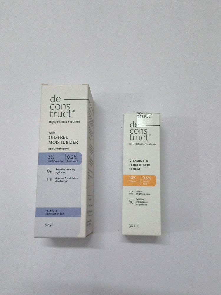 Sealed Pack Deconstruct Face Serum+ Moisturizer