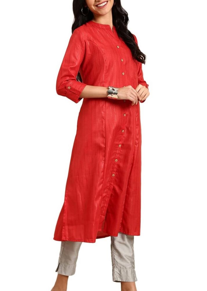 Orange Color Kurti