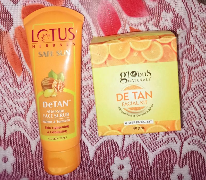 Best Combo Offer👉 DETAN FACIAL KIT+ LOTUS SAFE