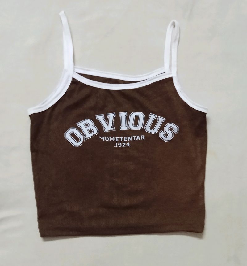 Obvious Camisole Crop Top