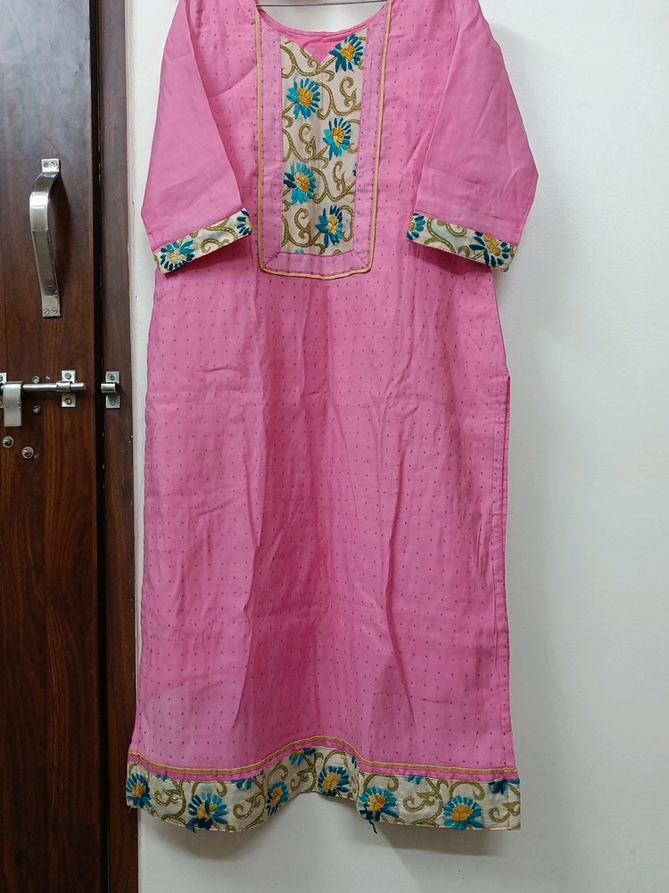 Kurta With Designer Dupatta