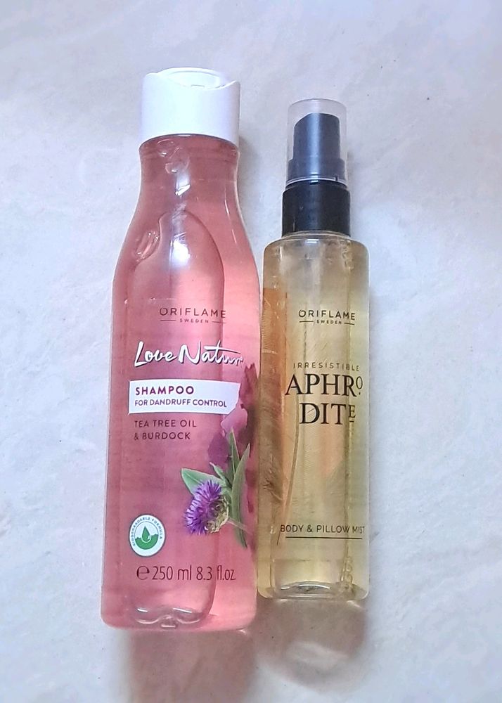 ORIFLAME COMBO !! Shampoo And Body N Pillow Mist