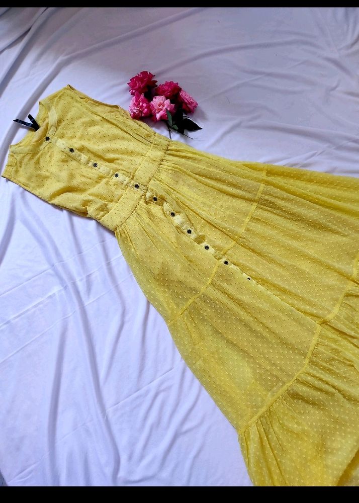 Here&Now Yellow Maxi Dress