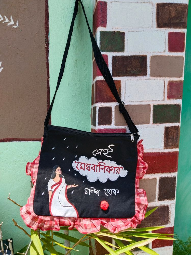 Handpainted Canvas Bag