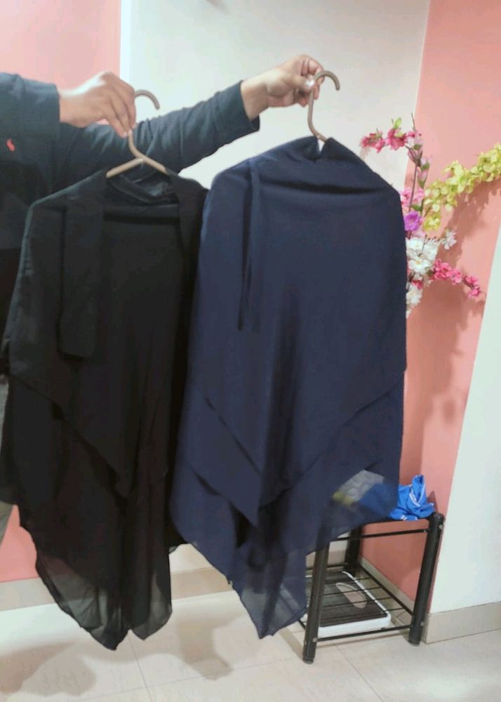 IMPORTED THREE LAYERS KHIMAR WITH NAQAB