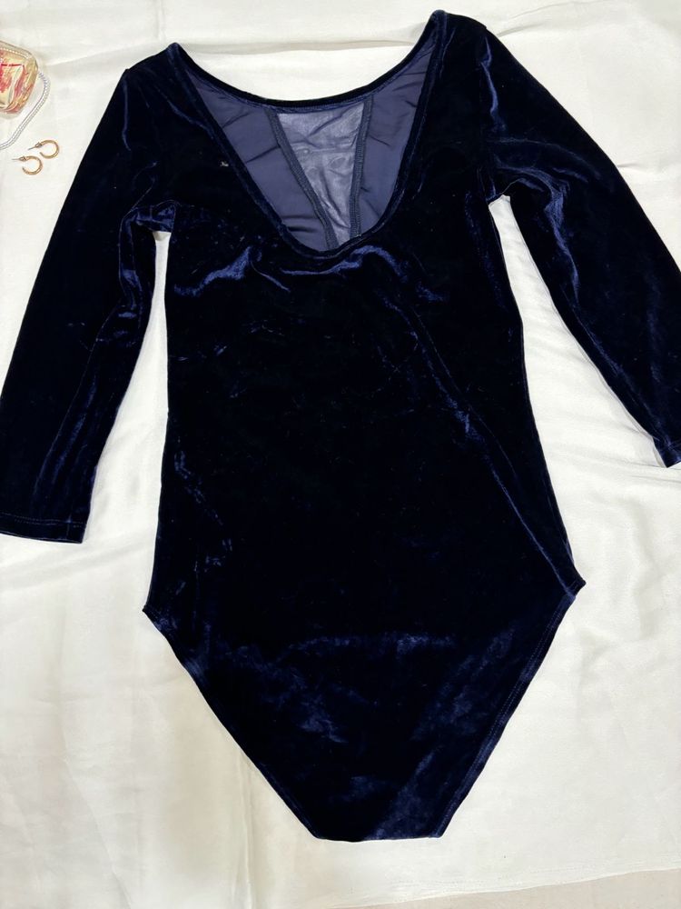 Navy Blue Bodysuit