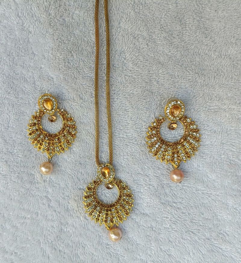 Golden Jwellery Set