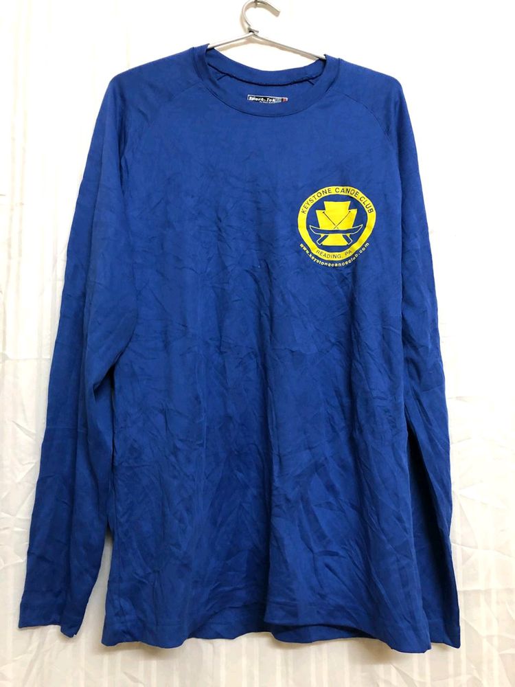 Sport-Tek Blue Long Sleeve T Shirt
