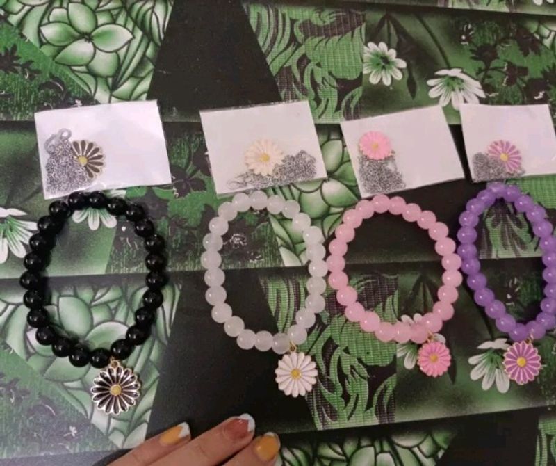 Daisy Bracelet+Chain