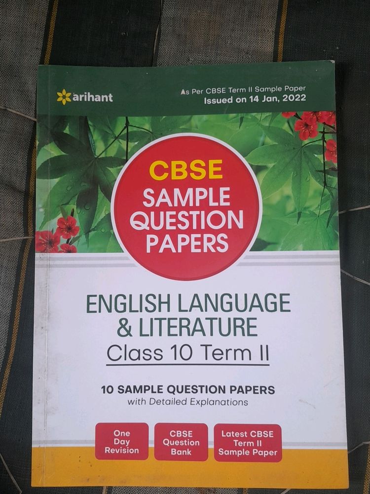 Arihant Class 10 Sample Paper