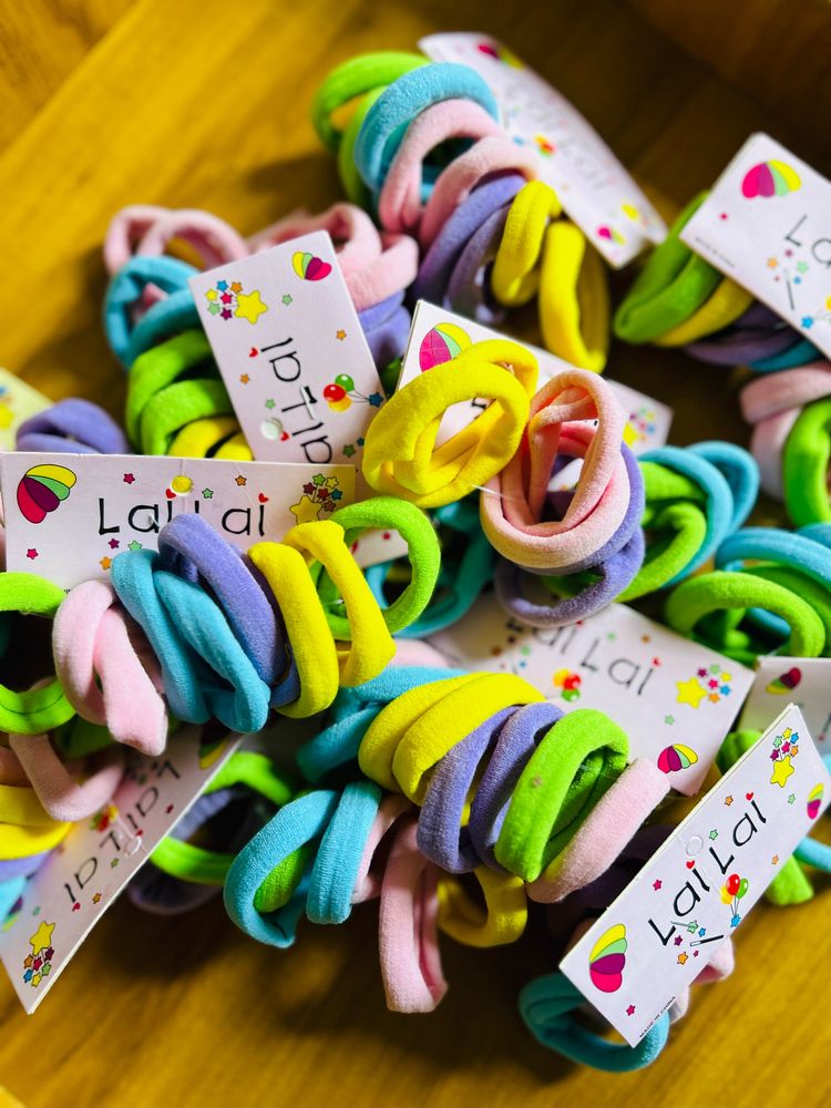 Cute Pastel Colours Hair Ties