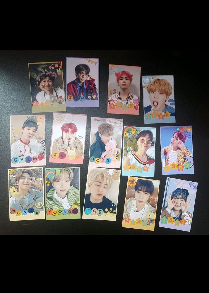 Bts Members 14 Polaroid Photocards