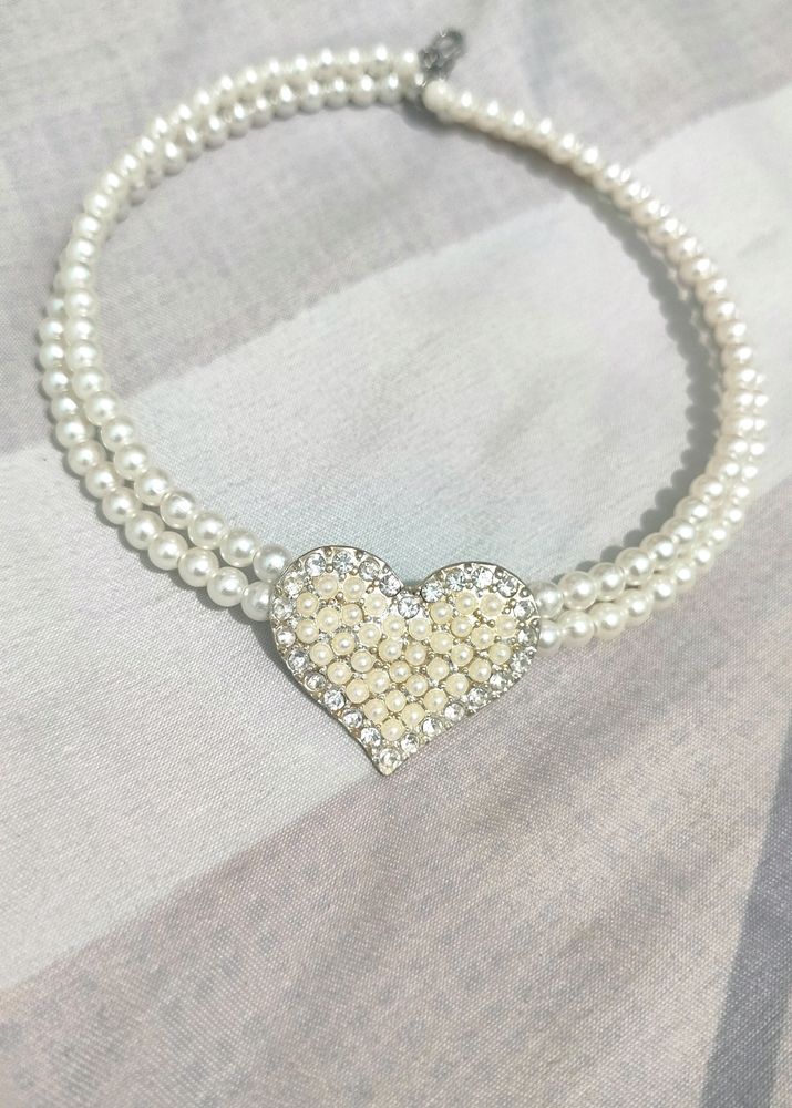 Pearl Heart Necklace