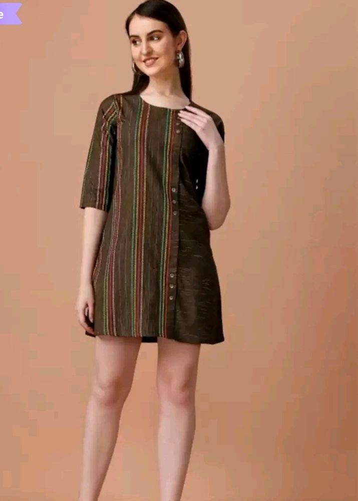 Anouk Ethnic Motif Print Dress