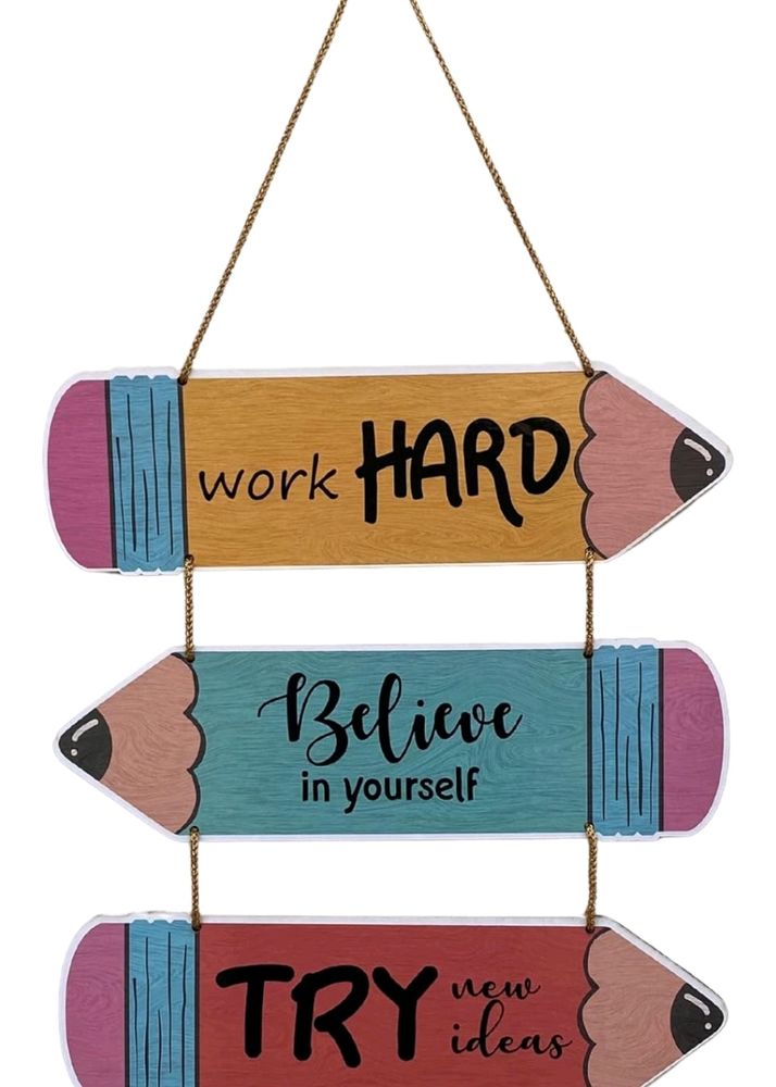 Work Hard Believe in yourself Quote Wall Hanging