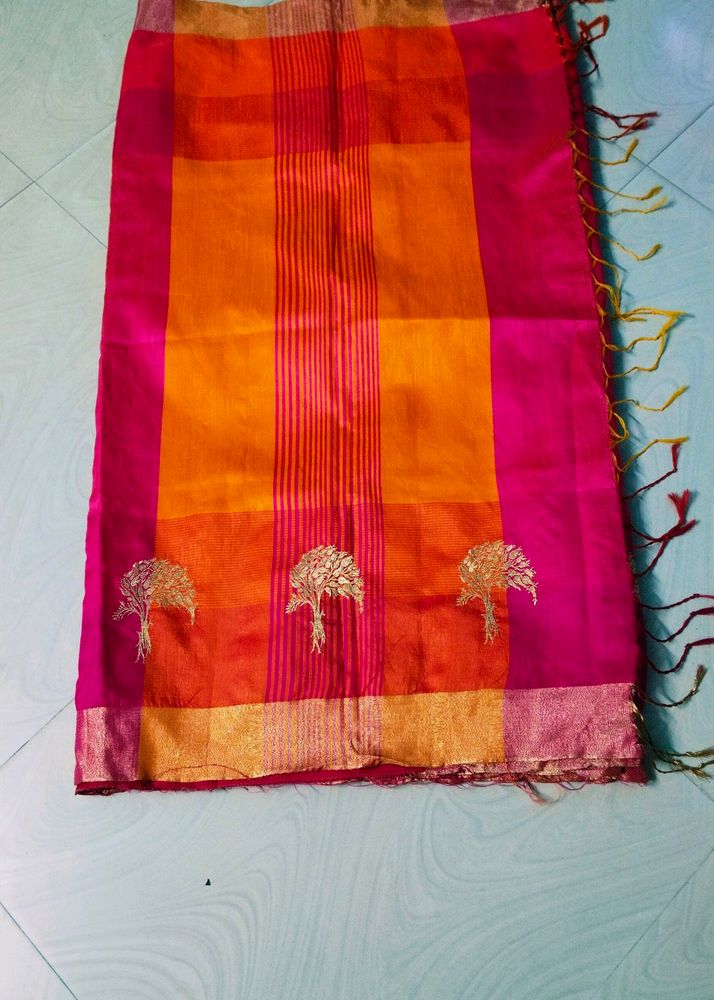 Beautiful Multi Colour Women Saree