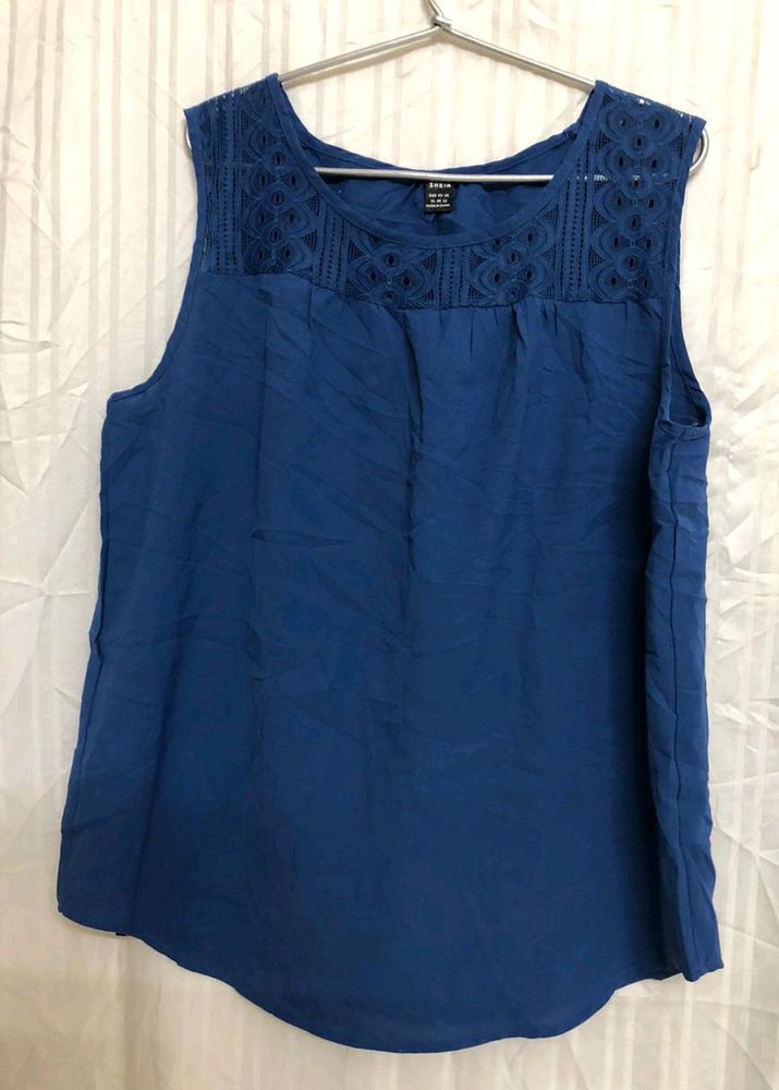 Shein Royal Blue Top