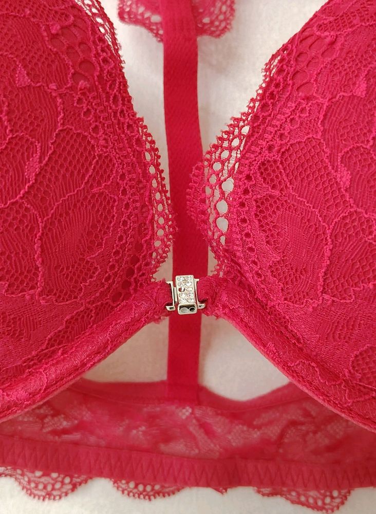 Front Open Fancy Soft Bra