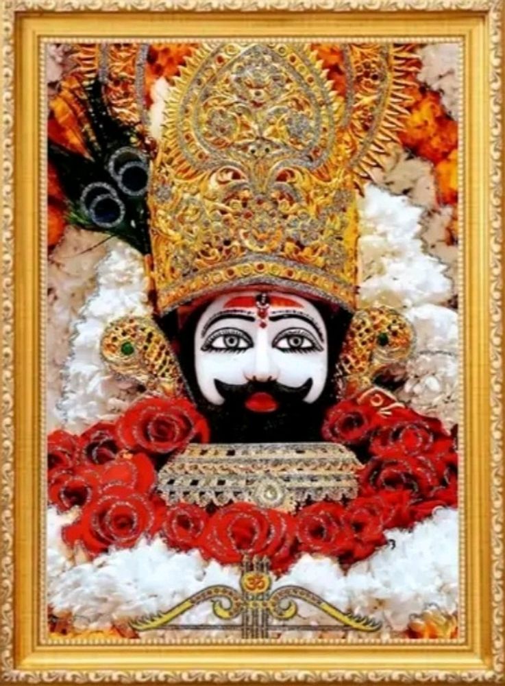 Khatu Shyam Ji Maharaj Photo Frame Alanki