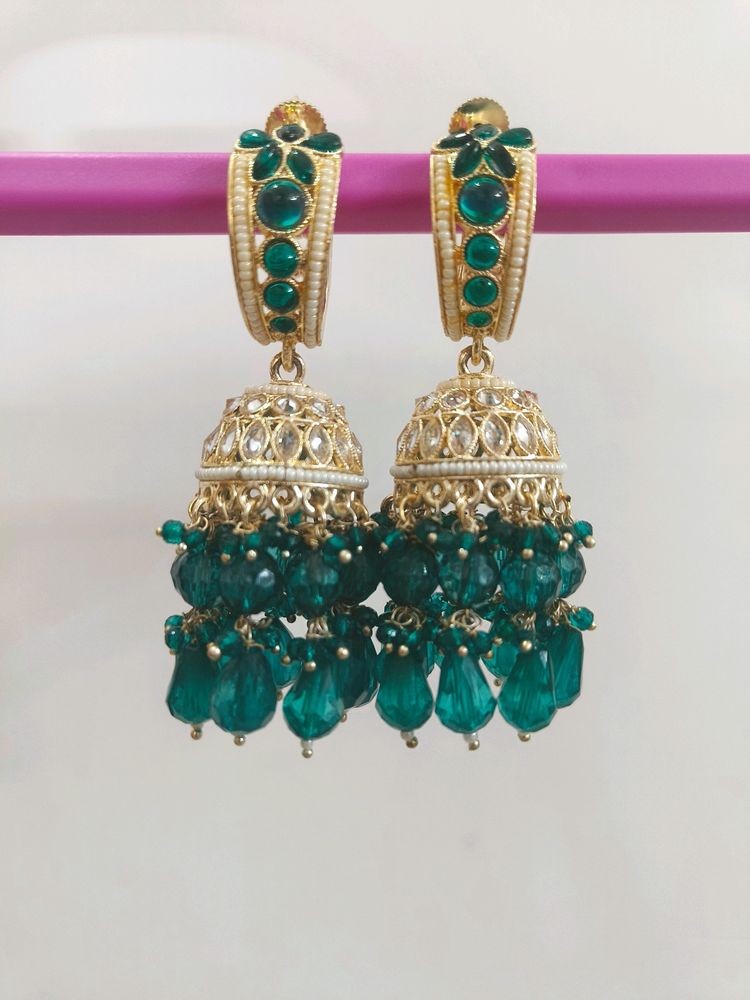 Traditional Handcrafted Kundan Earrings