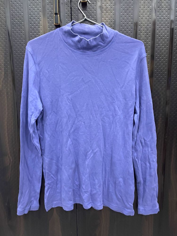 Lavender High Neck Tshirt