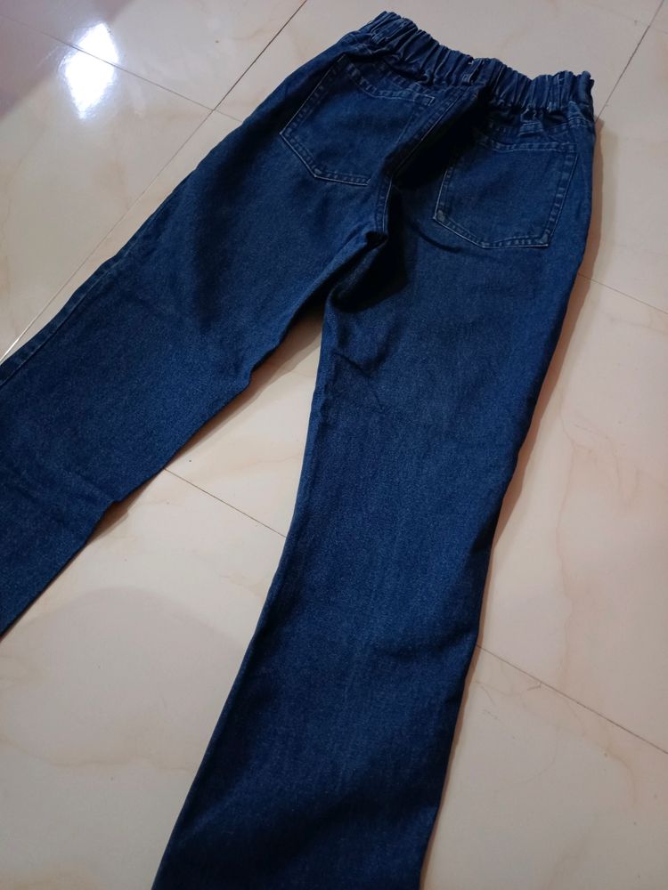 Blue Straight Fir Jeans