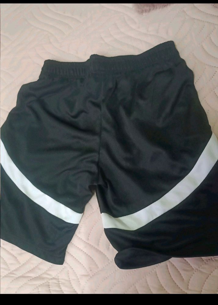 Unisex Black Running Short