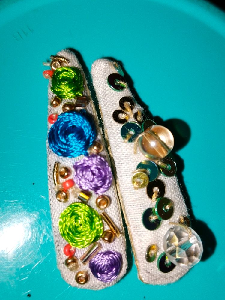 Aari Embroidery Hair Clip