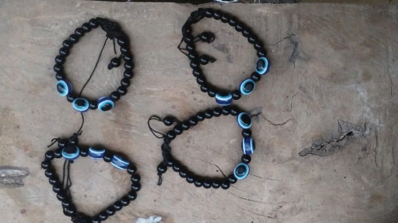 Quantity (4) Evil Eye Bracelet