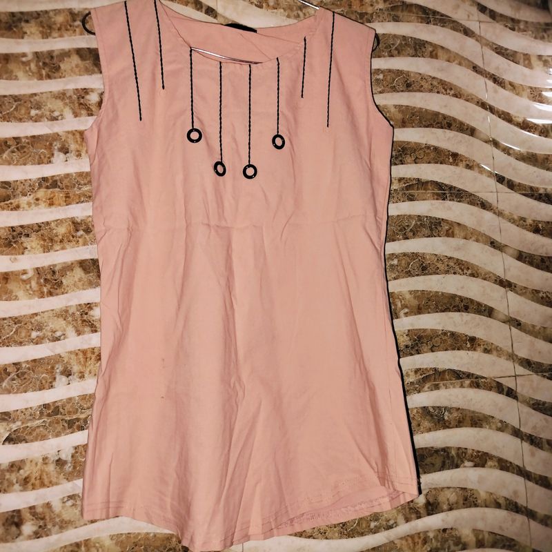 Peach Color Top Tunic