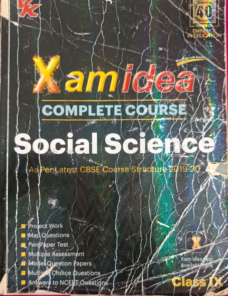 Xam idea Social Science Class 9